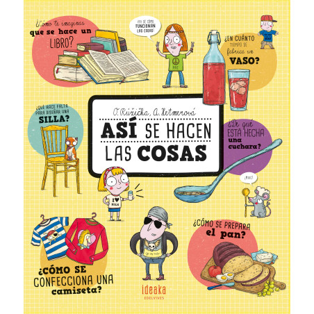 AsiSeHacenLasCosasLibroVasoSillaElPanCucharaYCamiseta